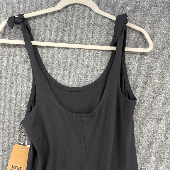 VANS Dress Womens XS Tank Black Shift Scoop Neck Sleeveless Lagenlook Casual - Picture 6 of 11